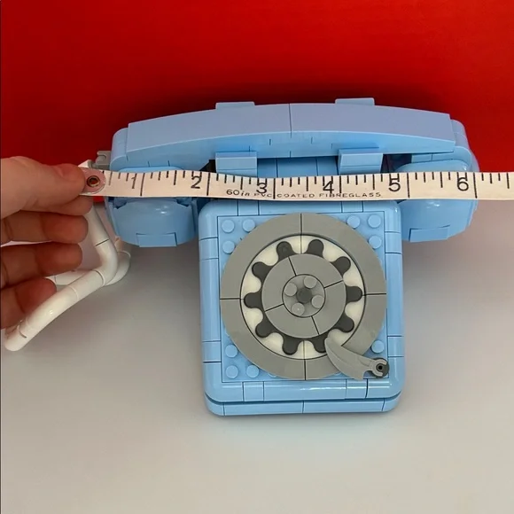 Lego Vintage Style Blue Toy Phone - Picture 7 of 8